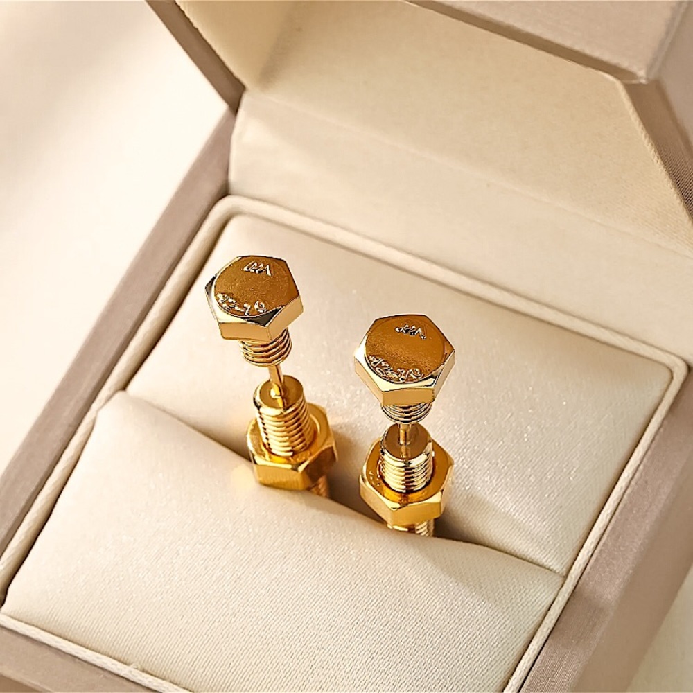 🔵𝟲𝟱%𝗢𝗙𝗙 𝗯𝘂𝗻𝗱𝗹𝗲𝘀 𝟯+🔵 NEW Bolt Double-Sided Earrings - Picture 10 of 12